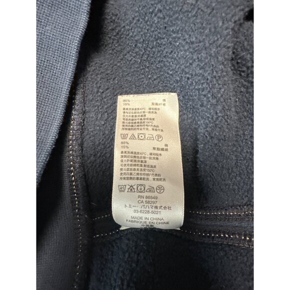 Tommy Bahama Long Sleeve 1/2 Zip Snap Island Modern Fit Sweatshirt Size L - Picture 9 of 10